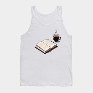 coffee and book Tank Top